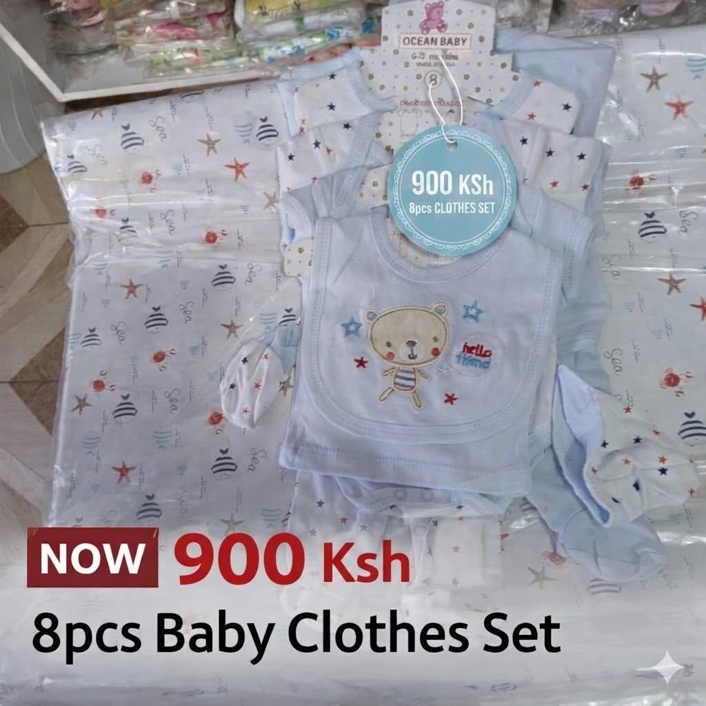 8-Piece Baby Clothes Set