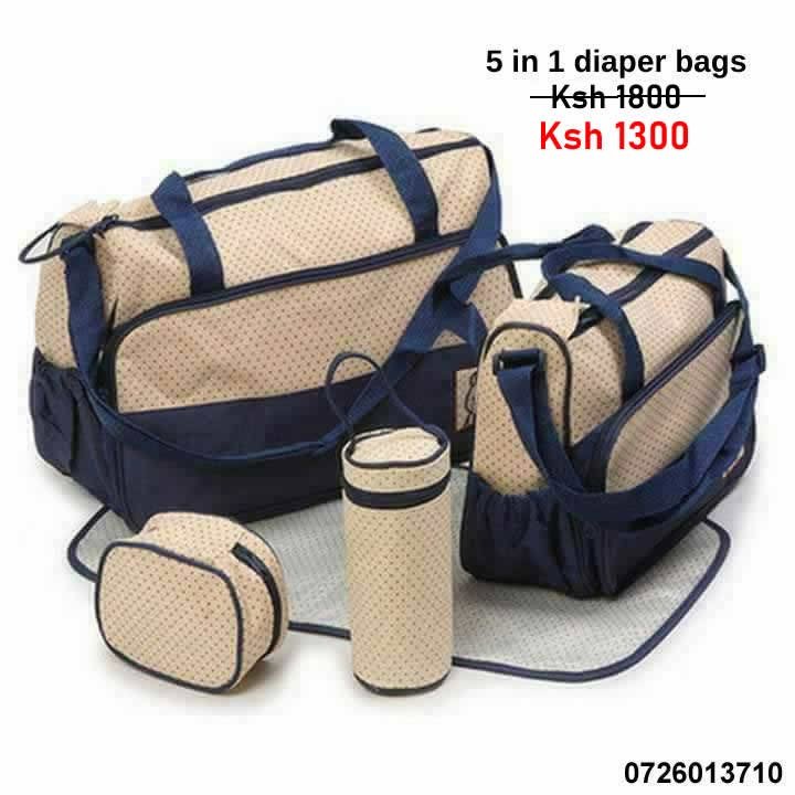 5-in-1 Diaper Bag Set